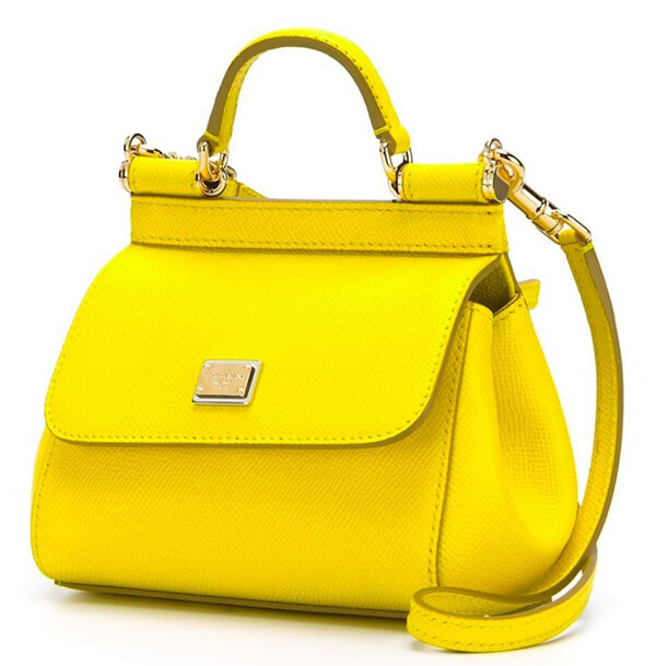 DOLCE & GABBANA ドルチェ&ガッバーナ コピー 17SS DG173 MICRO‘SICILY’BAG IN DAUPHINE PRINT LEATHER